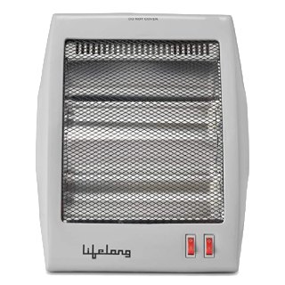 Lifelong Quartz Room Heater, Ivory (800W) at Rs.599